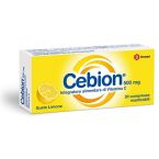 CEBION 500 MG LIMONE VITAMINA C 20 COMPRESSE MASTICABILI 