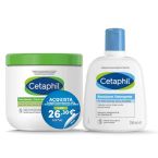 Cetaphil bipack crema idratante 450 g + emulsione detergente 250 ml