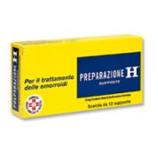 PREPARAZIONE H 12 SUPPOSTE 23 mg