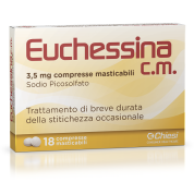 EUCHESSINA C.M. 18 COMPRESSE MASTICABILI 3,5 mg