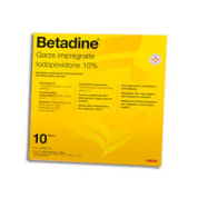 BETADINE 10% 10 GARZE IMPREGNATE - MEDA PHARMA SPA