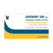 Arvenum 500 60 Compresse Rivestite 500mg Gambe Pesanti o Emorroidi