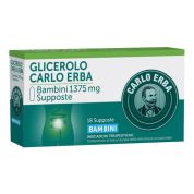 GLICEROLO CARLO ERBA BAMBINI 18 SUPPOSTE 1375 mg