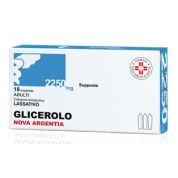 GLICEROLO ADULTI NOVA ARGENTIA 18 SUPPOSTE 2250 MG - NOVA ARGENTIA SPA