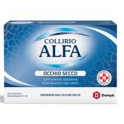 Collirio Alfa Occhio Secco 20 Flaconcini 0,5ml  DOMPE' FARMACEUTICI