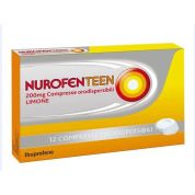 NUROFENTEEN LIMONE 12 COMPRESSE ORODISPERSIBILI 200 MG