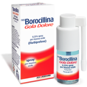 NEOBOROCILLINA GOLA DOLORE 0,25% SPRAY ORALE Menta 15 ml