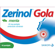 ZERINOL GOLA MENTA 20 mg 18 PASTIGLIE - SANOFI SPA