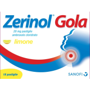 ZERINOL GOLA LIMONE 20 MG 18 PASTIGLIE - SANOFI SPA