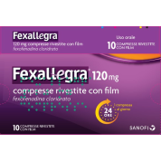 FEXALLEGRA 120 MG 10 COMPRESSE RIVESTITE - SANOFI SPA