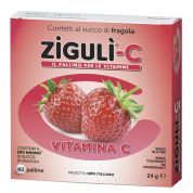 ZIGULI VITAMINA C - 40 PALLINE GUSTO FRAGOLA