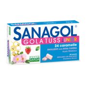 Sanagol gola tuss junior fragola 24 caramelle