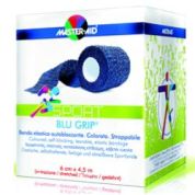 Benda elastica autobloccante master-aid blugrip 8x4,5