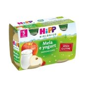 Hipp bio hipp bio omogeneizzato mela yogurt 2x125 g