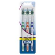 Oralb 123 classic care 40 setole medie 3 spazzolini