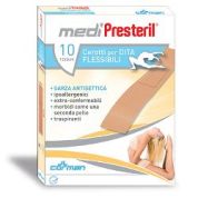 Cerotto medipresteril dita flessibile e resistente 10 pezzi