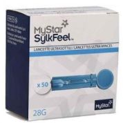 Lancette pungidito mystar sylkfeel lancets 50 pezzi 28 gauge