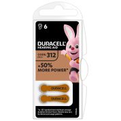 Duracell easy tab 312 marrone batteria per apparecchio acustico