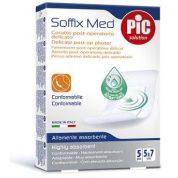 Pic Soffix Med Cerotto Sterile 5x7cm 5 Pezzi