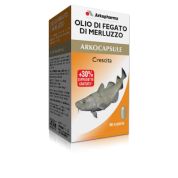 OLIO FEGATO MERLUZZO ARKOCAPSULE 60 CAPSULE - ARKOFARM SRL