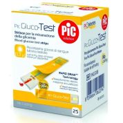 PIC GLUCOTEST STRISCE REATTIVE 25 PEZZI - PIKDARE SRL