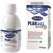 PLAKOUT ACTIVE COLLUTTORIO 200ML CLOREX 0,20%