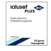 Garza medicata ialuset 10x10 cm 10 pezzi