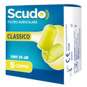 Filtro auricolare earplug scudo classic 5 coppie 10 pezzi