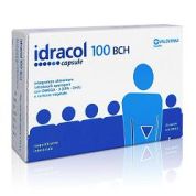 Idracol 100 bch integratore alimentare stipsi e transito intestinale astuccio 20 capsule