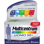 Multicentrum Uomo 50+ 30 COMPRESSE - pfizer italia