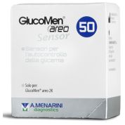 Strisce glucomen areo sensor per analisi del glucosio 50 pezzi