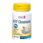 Longlife GTF Chromium 200mcg Integratore 100 Compresse