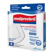 Cerotto di medicazione sterile con supporto in tnt medipresteril postoperatorio delicato 10x10 cm 4 