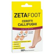 Zetafoot cerotto callifugo dischetto centrale con astuccio 6 pezzi