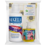 Saugella bundle dermoliquido chiamala per nome endometriosi ph 3,5 detergente intimo benessere quotidiano 500ml + 150ml acti 3 in omaggio