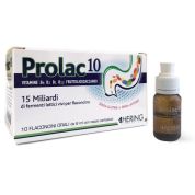 PROLAC 10 FERMENTI LATTICI 15 MILIARDI 10 FLACONCINI - HERING SRL