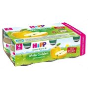 Hipp bio omogeneizzato mela golden 100% 6x80 g