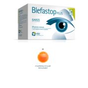 Blefastop plus garza in cotone piegata con filo di bario 28 salviette monouso + 1 compressa oculare 