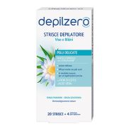 Depilzero strisce viso e bikini 20 pezzi