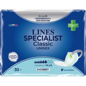 Pannolone sagomato lines specialist classic plus 30 pezzi