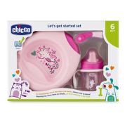 Ch set pappa 6m+ rosa c/cucch