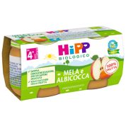 Hipp omog albicocca/mela 2x80g