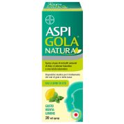 ASPI GOLA NATURA MENTA LIMONE SPRAY 20 ML - BAYER SPA