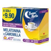 Melatonina act+camomilla 30 bustine