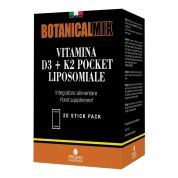 Vitamina d3+k2 lipo pk 20stick