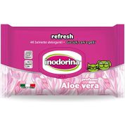 Salviette aloe vera inodorina 40 pezzi