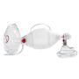 Pallone per rianimazione ambu monouso completo di maschera e reservoir