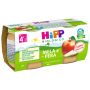 Hipp omog mela/pera 2x80g