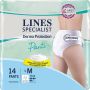 Pannolone per incontinenza lines specialist derma pants plus m 14 pezzi