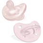 Chicco gommotto silicone rosa 2-6 mesi 2 pezzi